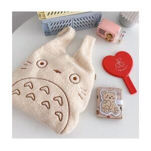 Studio Ghibli Totoro Brown Corduroy Tote Shoulder Bag - Purse, Books, Gifts